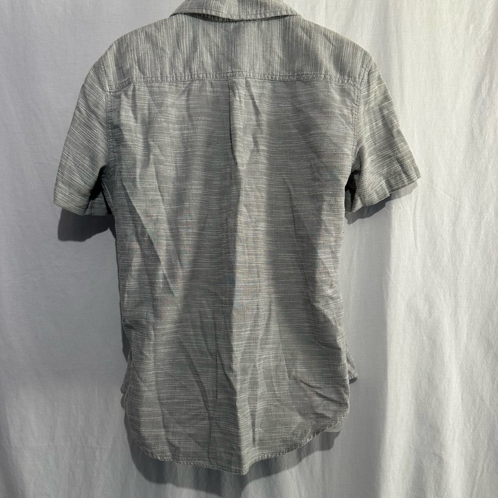 Mossimo Supply Co. Gray Button Down Shirt Men’s Size L Casual - Picture 2 of 3